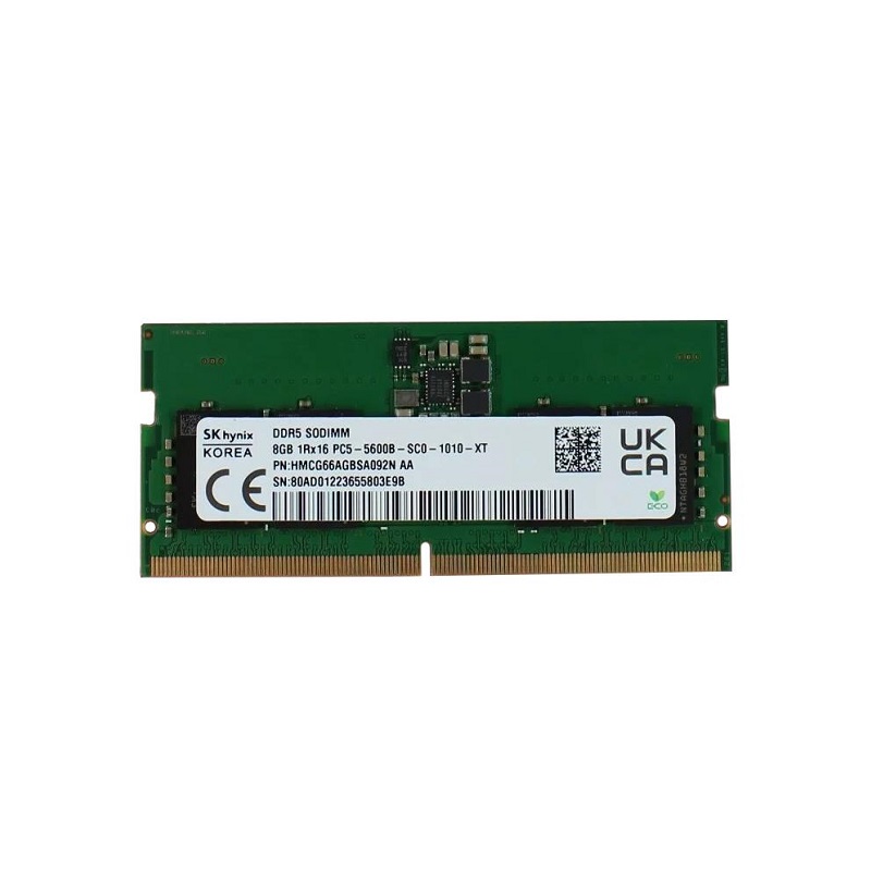 Memoria RAM DDR5 8GB, 5600MHz (PC5-5600B), SODIMM SK hynix, 1.1V, NO ECC
