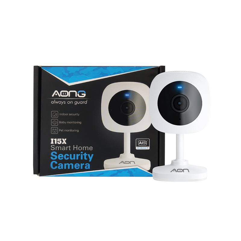 Cámara IP AON AONG-I15X, 3MP FHD 2K WiFi, visión nocturna, audio bidireccional, detección de movimiento