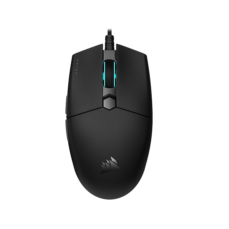 Raton Gaming CORSAIR KATAR Pro XT, Conexión USB, 6 botones programables, 18.000 DPI, color  Negro