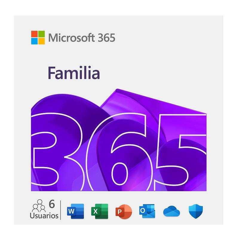 Programa Microsoft Office 365 Familia, Español, Suscripción de 1 Año, para 6 usuarios