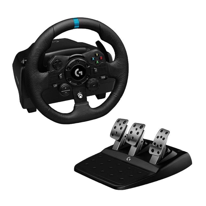 Volante y pedales Logitech G G923 TRUEFORCE Sim Racing para PC, Xbox XS y Xbox One