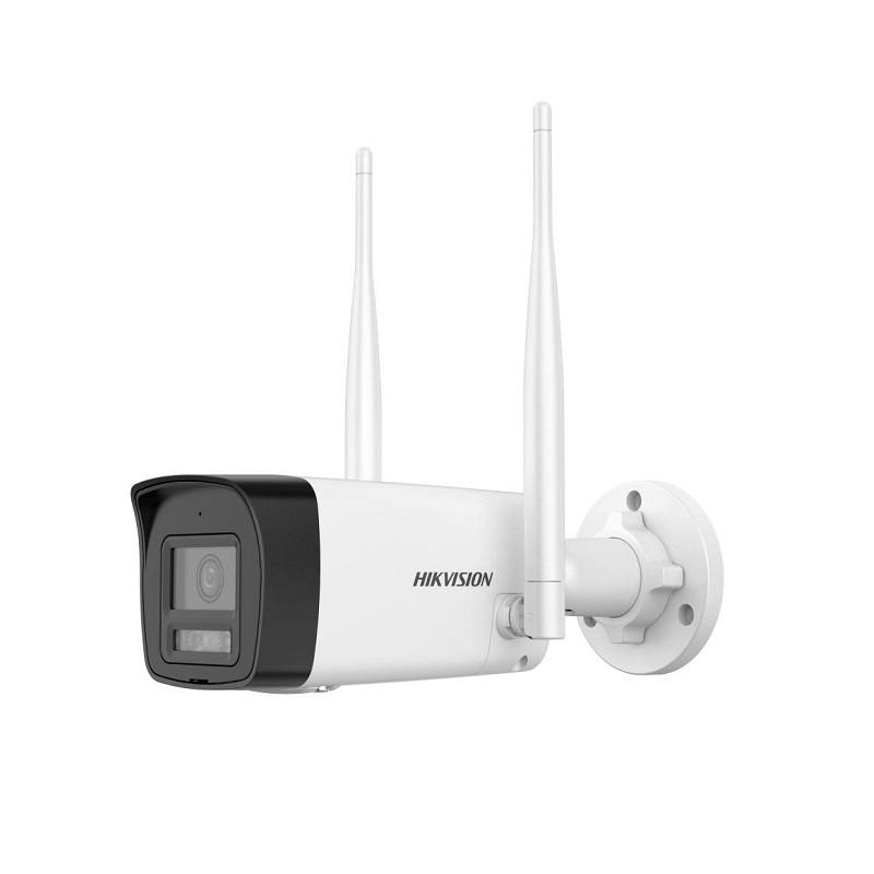 Camara IP WiFi Bullet Hikvision, 2.8mm, 2MP, IR 30m, Audio bidireccional, hasta 256GB MSD, IP66, Plástico