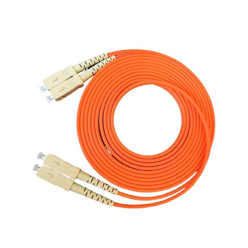 Cable de Fibra Óptica, Gigabit multimodo, doble núcleo, SC-SC 2 Metro