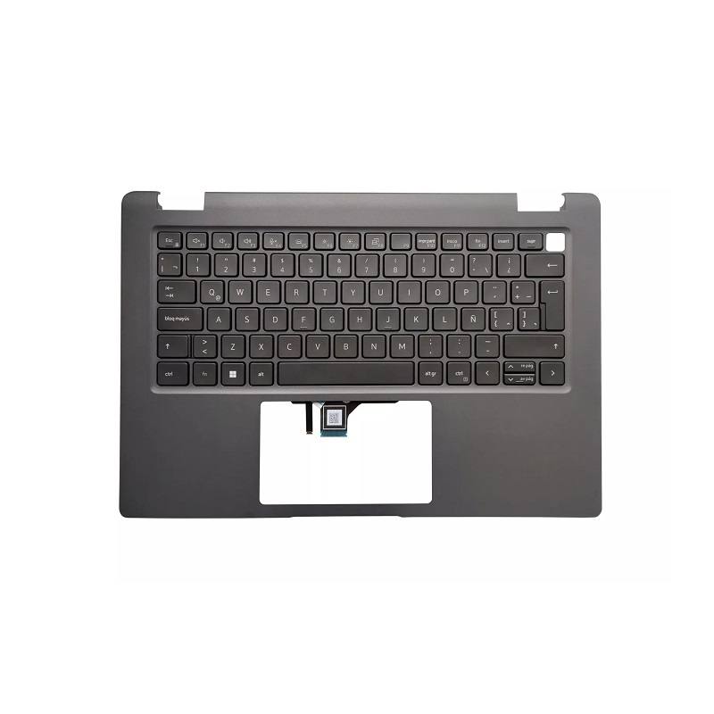 Teclado para Dell Latitude 3440, con reposamanos, con retroiluminación, Español