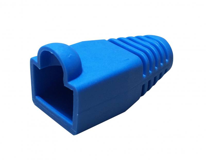 BOTAS T-VISION PARA CONECTORES RJ45 CAT5 O CAT6 Color Azul
