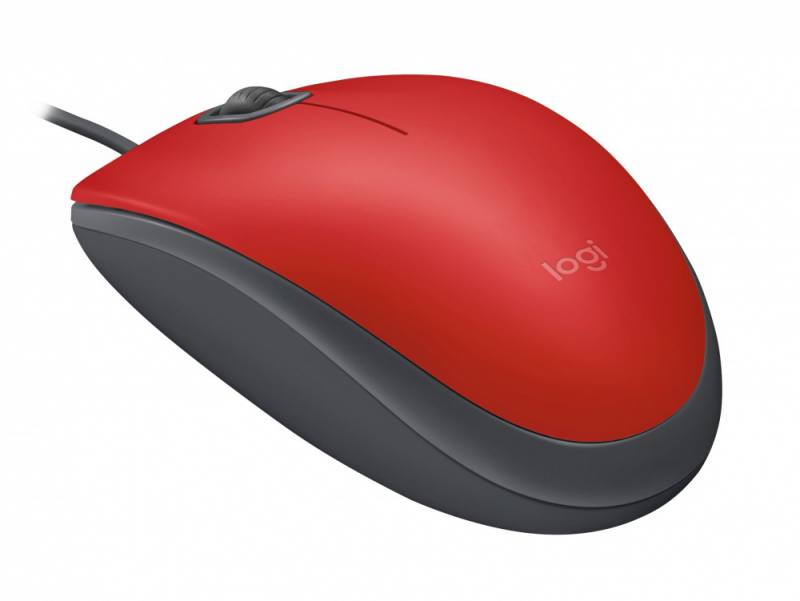 RATON LOGITECH M110 Silent USB, Rojo