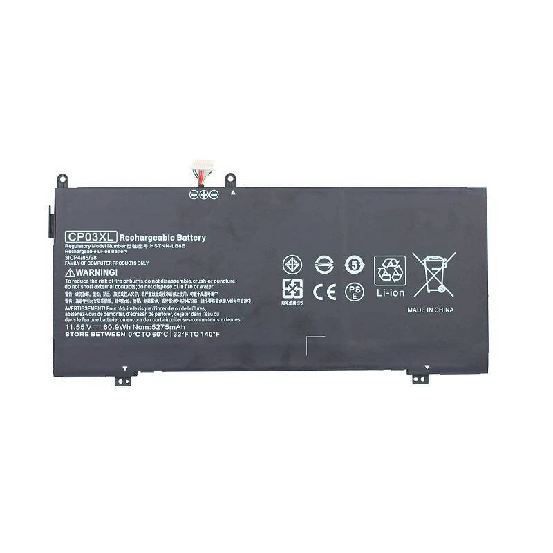 Bateria Genérica HP CP03XL para Spectre X360,13 X360, 13-ae000, 13-ae011dx, 13-ae012dx, 11.55V, 60.9Wh