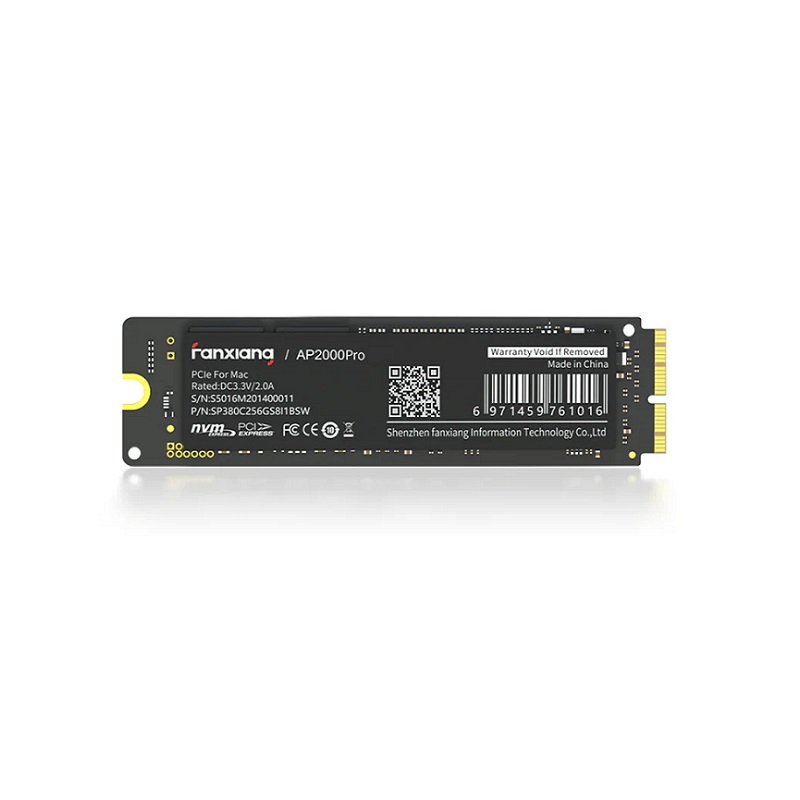 Disco Duro SSD Fanxiang AP2000 PRO, de 512GB, PCIe for Mac (PCIe Gen3x4, NVMe 1.4), Lectura de 3500MB/S