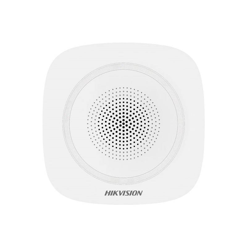 Sirena para sistema de alarma HIKVISION PS1, conexión inalámbrica bidireccional de 433MHz, 90 a 110 dB