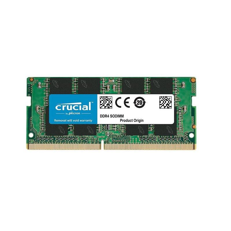 Memoria RAM DDR4 16GB, 3200MHz (PC4 25600), SODIMM CRUCIAL, 1.2V, CL22