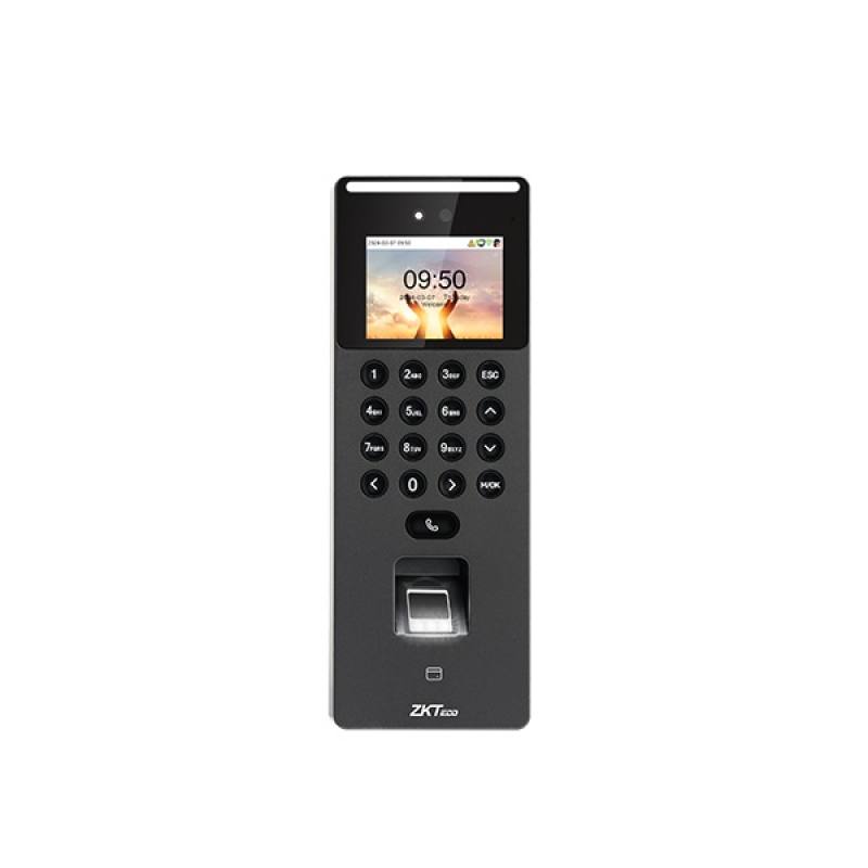 Terminal control de acceso Biometrico ZKTECO SenseFace 2A, pantalla 2.4, Rostro, Tarjeta, Contraseña y lector de huella, Wi-Fi estándar