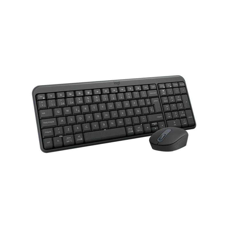 Combo Teclado y Ratón Inalámbrico, LOGITECH MK250, Español, Negro