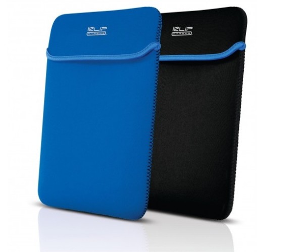 Funda KLIP XTREME Kolours para laptop de hasta 15.6", KNS-415BL, reversible Negro/Azul