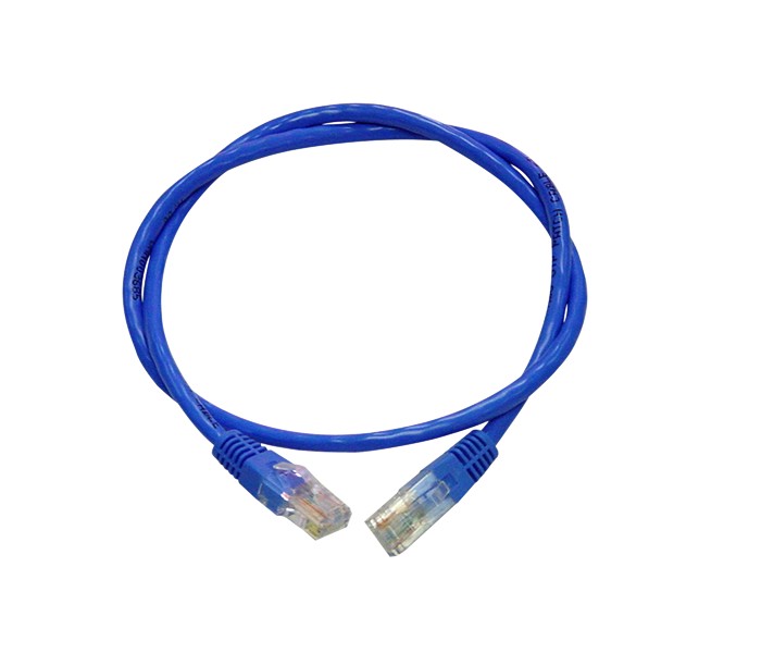 CABLE UTP CAT6 T-VISION - 1METRO - AZUL, Pass Fluke, 7x 0.2mm