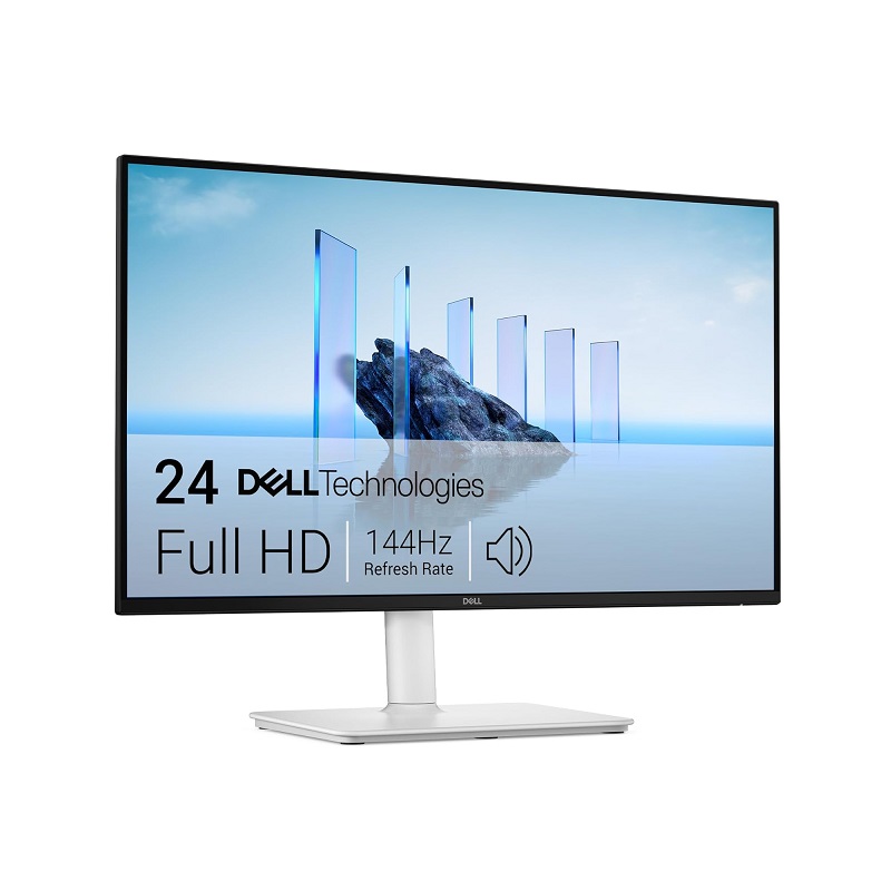 Monitor Dell S2425HSM de 24" FHD IPS, 144Hz, HDMI, altavoces integrados, AMD FreeSync, Blanco