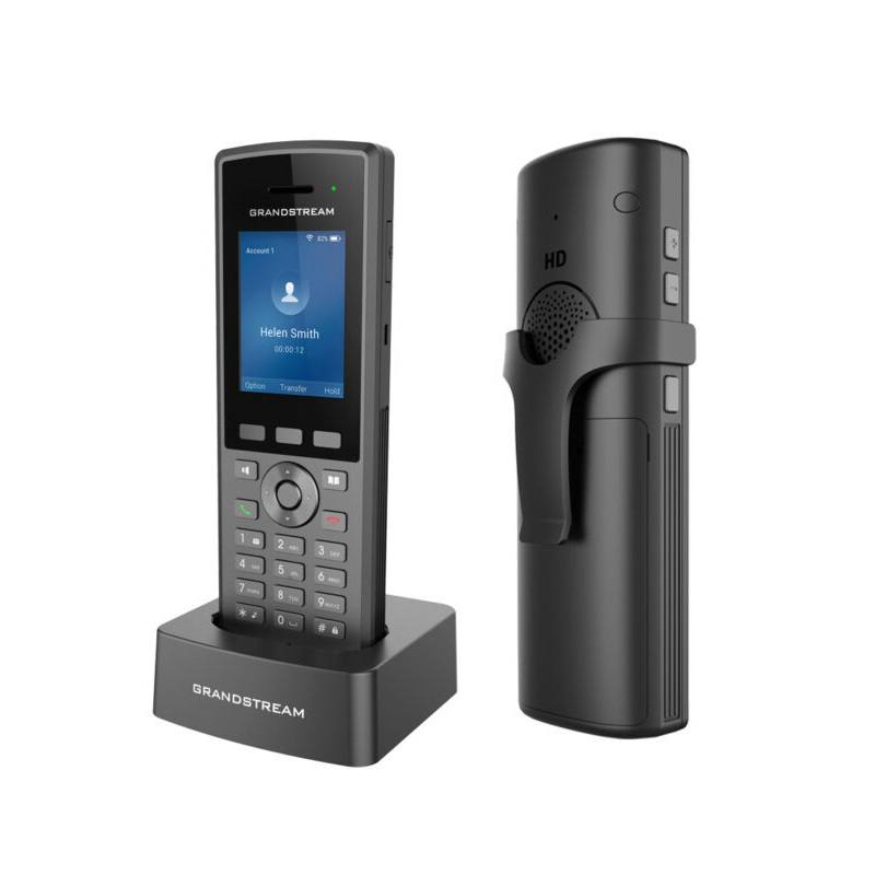 Teléfono IP GRANDSTREAM WP825, Inalámbrico, 2 cuentas SIP, 2 lineas, Bluetooth