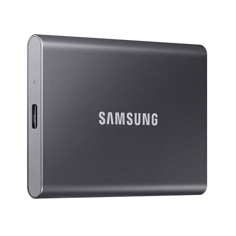 Disco SSD Portable SAMSUNG T7 de 1TB, USB 3.2, escritura 1000 MBs, lectura 1050 MBs