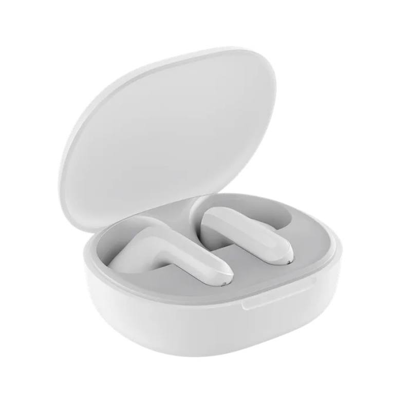 Audifonos Xiaomi Redmi Buds 4 Lite, con estuche de carga, conexión inalámbrica Bluetooth 5.3, Blanco