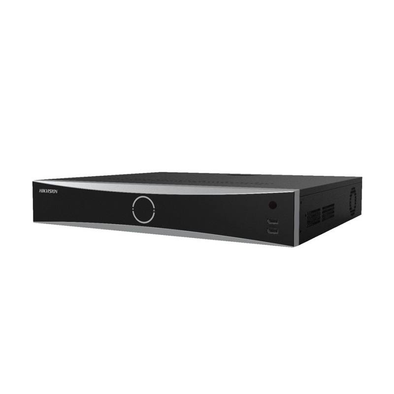 NVR Hikvision 16CH H.264/H.265, 4K 1080P, 16 POE, Graba hasta 12MP HDMI/VGA, Hasta 4x10TB