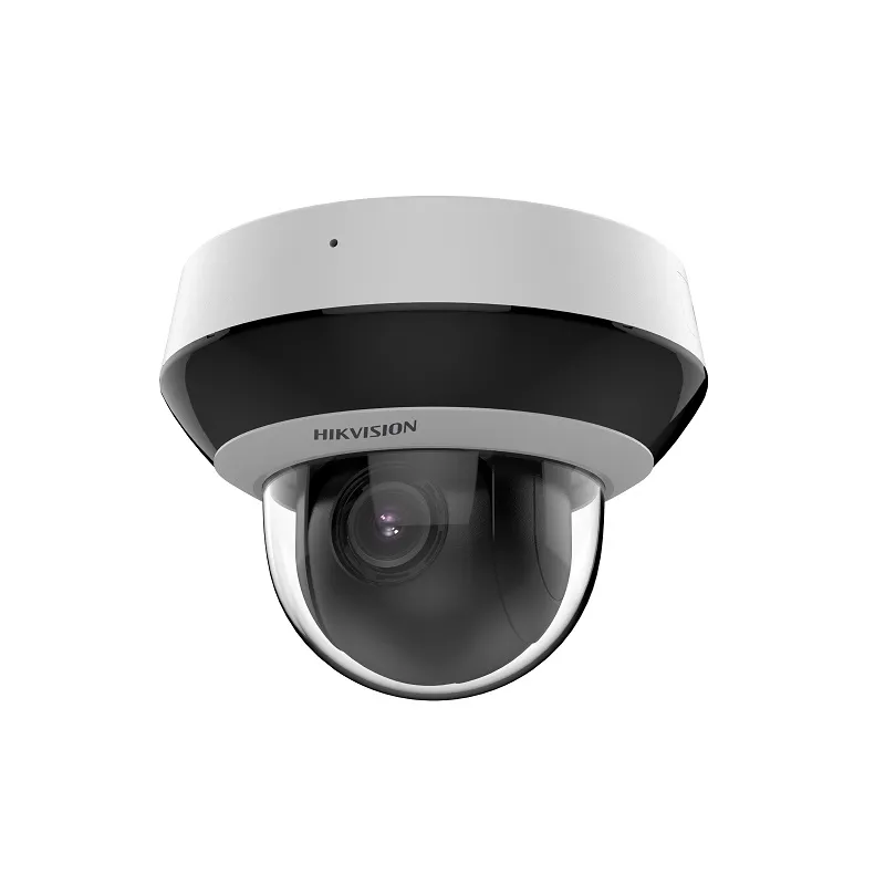 Cámara IP Mini PTZ Hikvision PoE, 2.8-12mm, 4MP, 4X Zoom, IR 20m, WDR, Motorizada, Micófono, IP66, IK10, Plástico y Metal, Tipo Cúpula