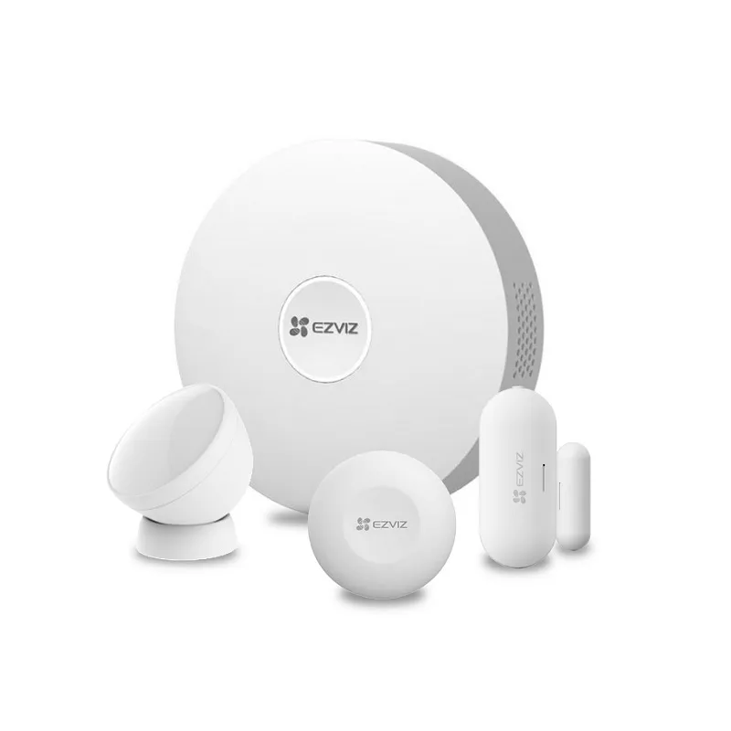 Kit de Alarma Inalámbrico Inteligente EZVIZ B1-A0-A34 con Hub Wi-Fi y 3x Sensores de Seguridad