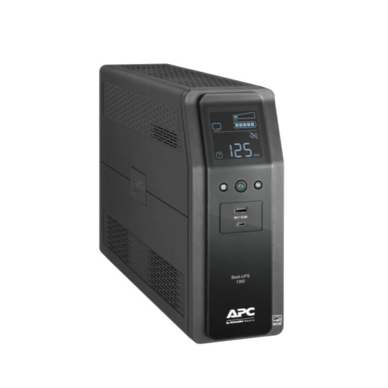 BATERIA (UPS) APC BR1350M2 1350VA, 810Vatios / 1.35kVA, 10 SALIDAS, 25 Mins, NEGRO