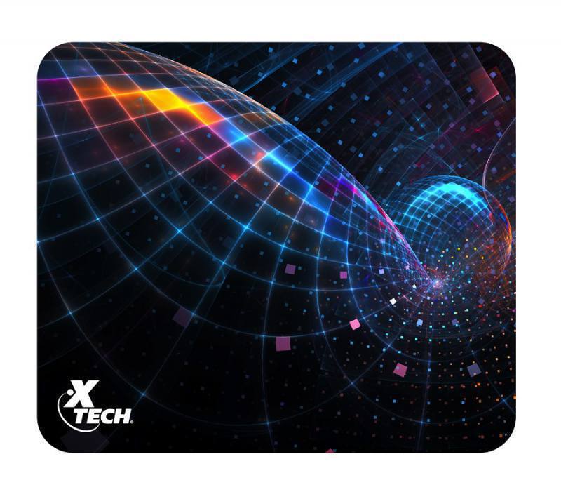 Mouse Pad XTECH XTA-181 COLONIST Alfombrilla clasica color negro con diseño