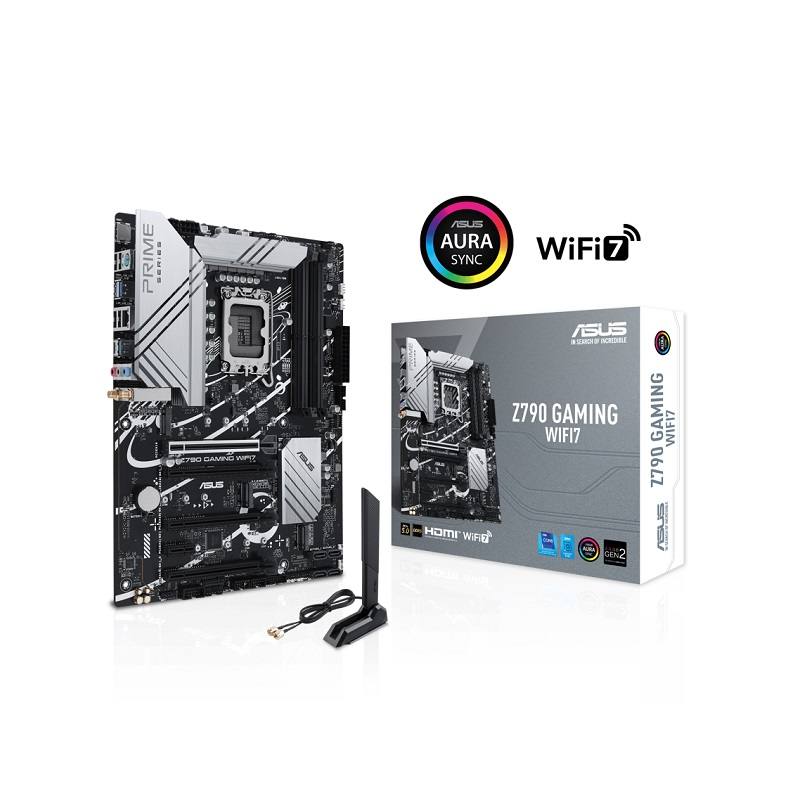 Tarjeta Madre ASUS Z790 GAMING WIFI7, LGA1700, DDR5 7200+OC M.2, PCIe 5.0, HDMI, USB 3.2, WiFi 7, LAN, ATX