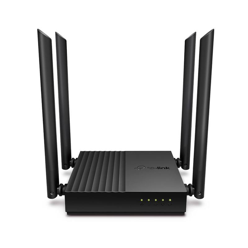 Router Inalambrico Tp-Link Archer C64, MU-MIMO WiFi, de Doble Banda AC1200 Gigabit