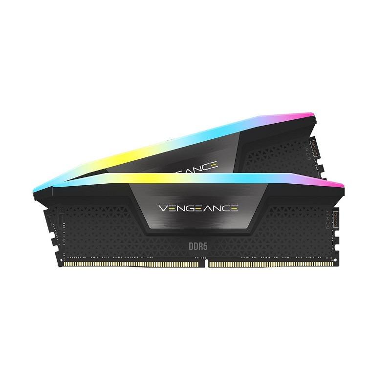 Memoria Ram CORSAIR Vengeance RGB, DDR5 32GB (2x16GB) 6000MHz DIMM, 1.40V, CL36