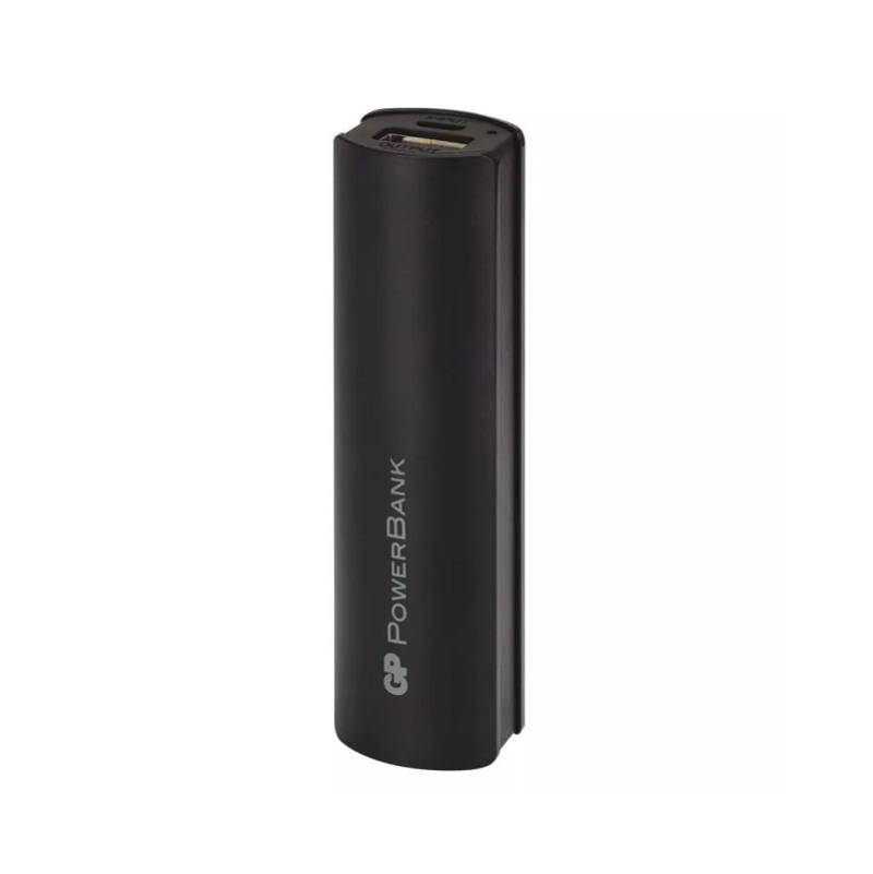 Barra de Batería Respaldo GP RC02AB, USB 2.0, Power Bank 2500mAh, 5V, Negro