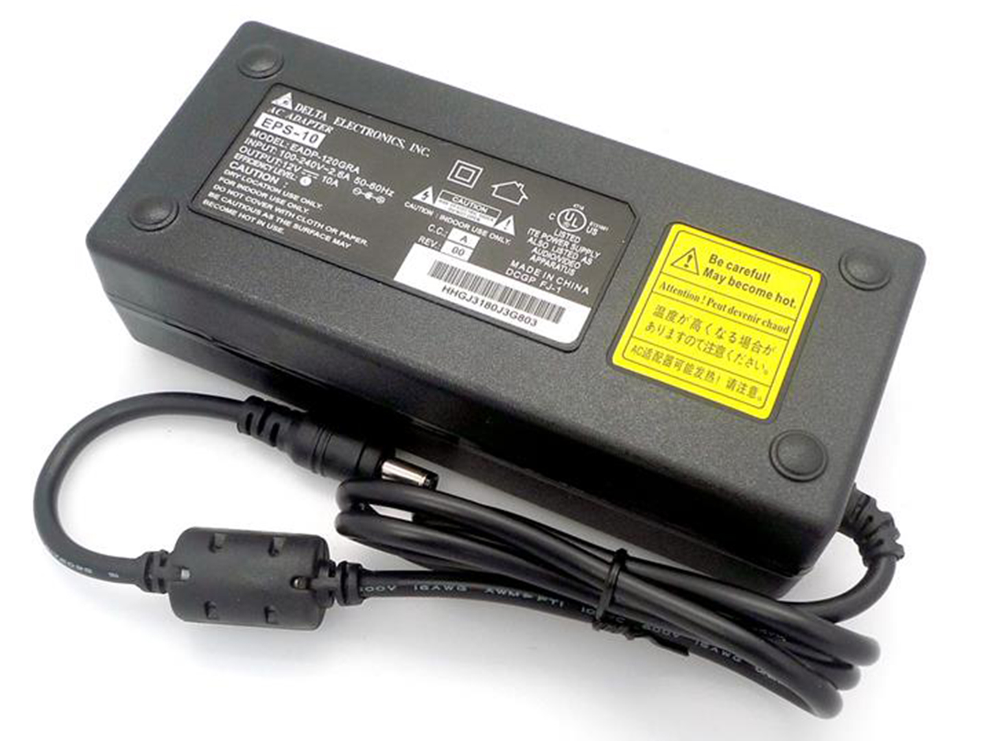 Adaptador de Corriente de 12V-10A DELTA 5.5x2.5mm/compatible 2.1mm