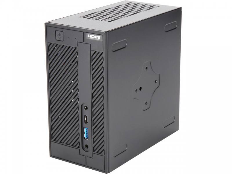 Computadora ASRock DESKMINI A300W, soporta AMD Socket AM4, DP, HDMI y VGA, Admite hasta 64GB DDR4, Sin HDD y OS