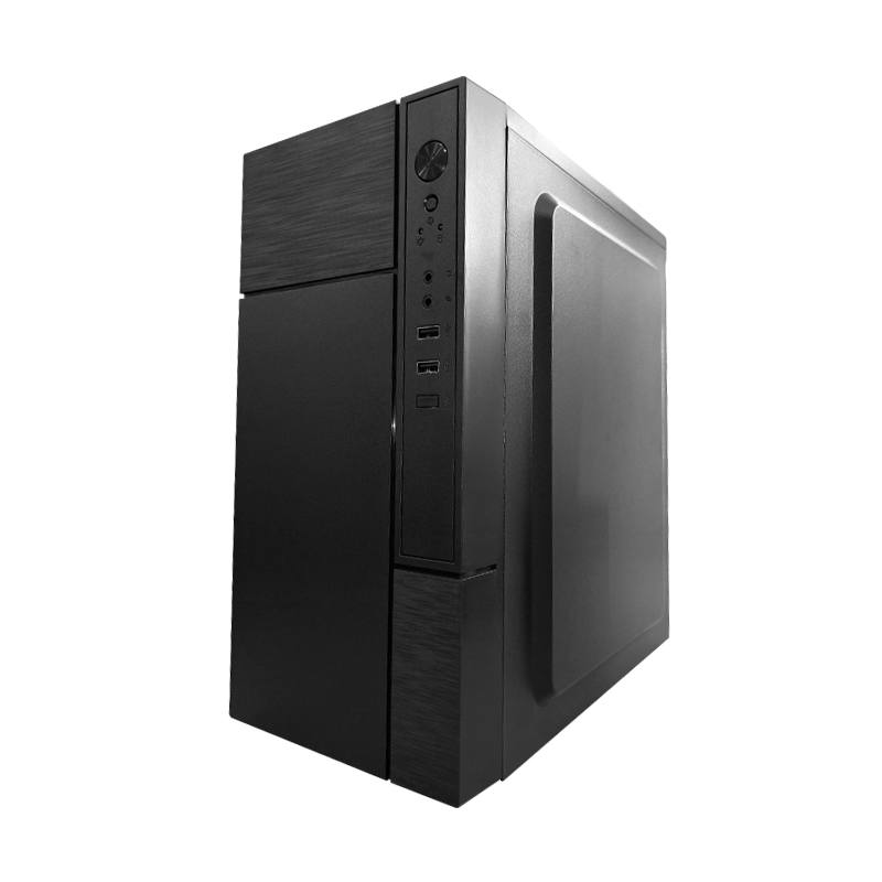 Gabinete TVision, Oriole C5017, Micro ATX, no incluye fuente de poder, Color negro