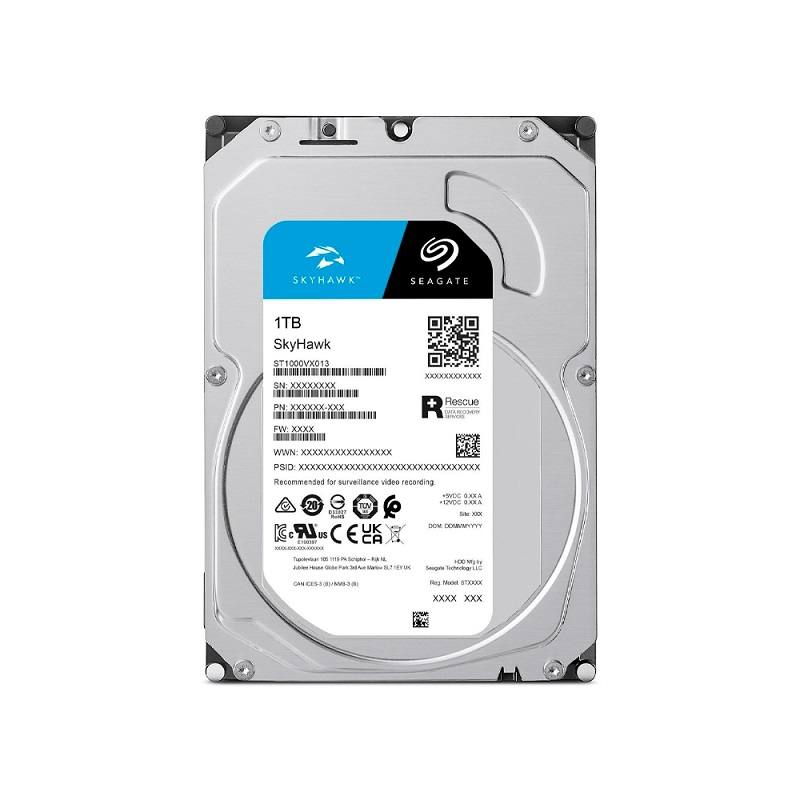 Disco Duro Seagate SkyHawk 3.5, 1TB, SATA III, 6 Gbit/s, 256MB, 5400 RPM