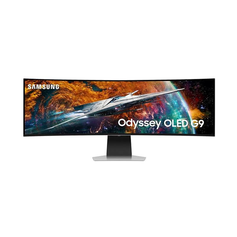 Monitor Gaming Curvo Samsung Odyssey G9 G95SC, 49" DQHD OLED, 0.3ms, 240Hz, HDMI, DisplayPort, USB 3.0, FreeSync Premium Pro