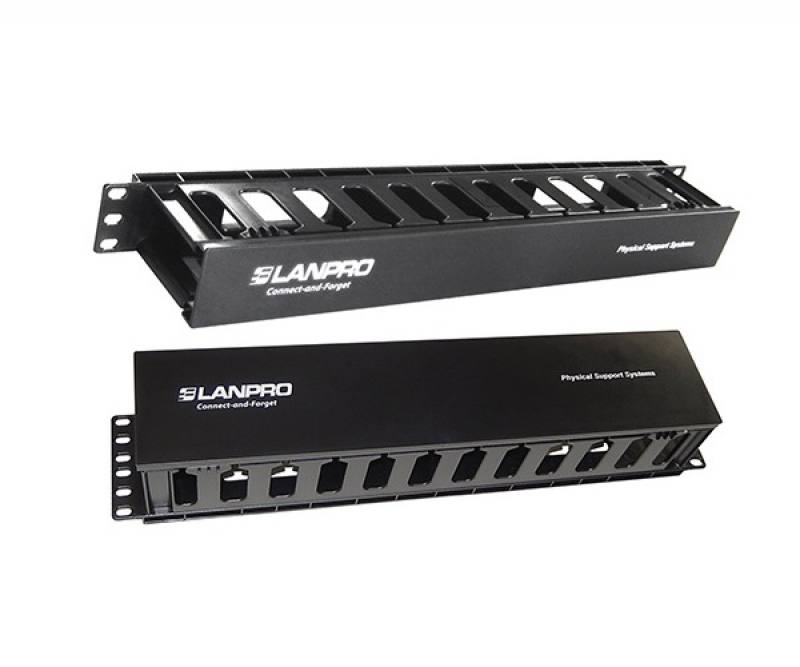 ORGANIZADOR DE CABLE LANPRO HORIZONTAL 2U, 19"
