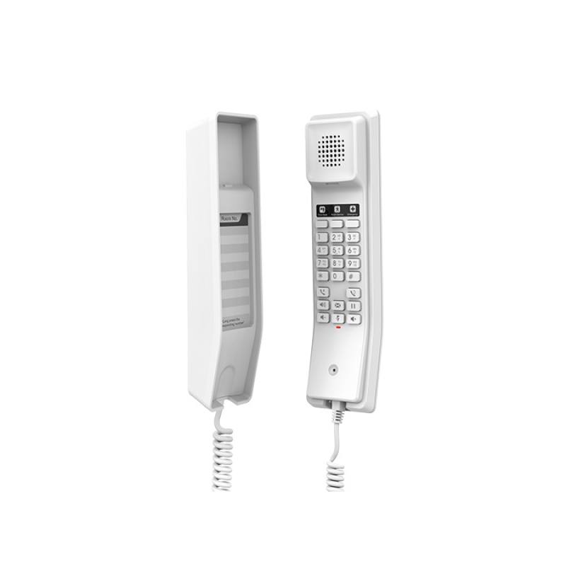 Telefono IP Wi-Fi Hotelero GRANDSTREAM GHP610W, Banda dual WiFi, 2 cuentas y Lineas SIP, color blanco