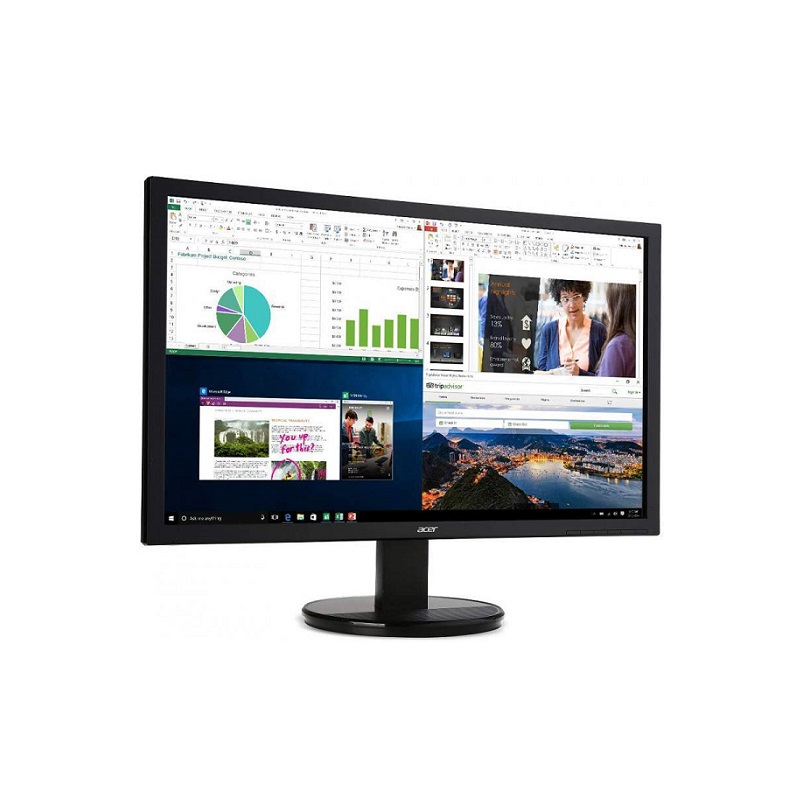 Monitor ACER K202HQL, 19.5" HD, VGA, HDMI, Color Negro