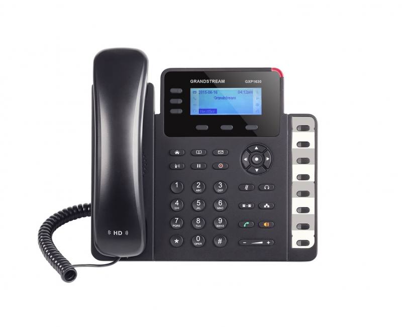 Telefono IP GRANDSTREAM GXP1630 De 3 Linea, 3 Cuentas SIP, Conferencia De 4 Vías, Hasta 1000 Contactos
