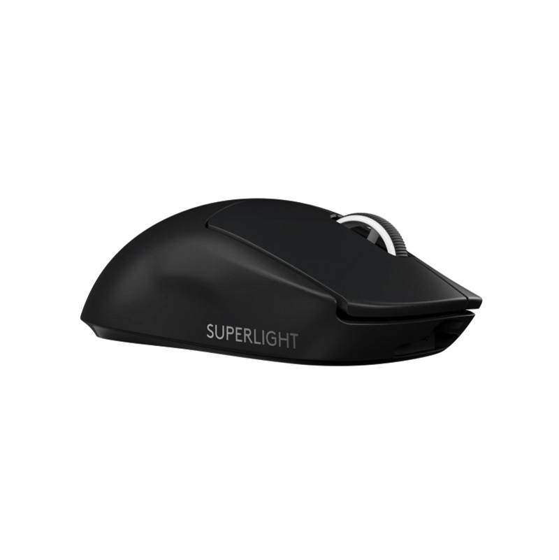 Ratón Gaming Logitech PRO X SuperLight, Inalámbrico, 5 botones HERO, 25.600 Dpi, Negro