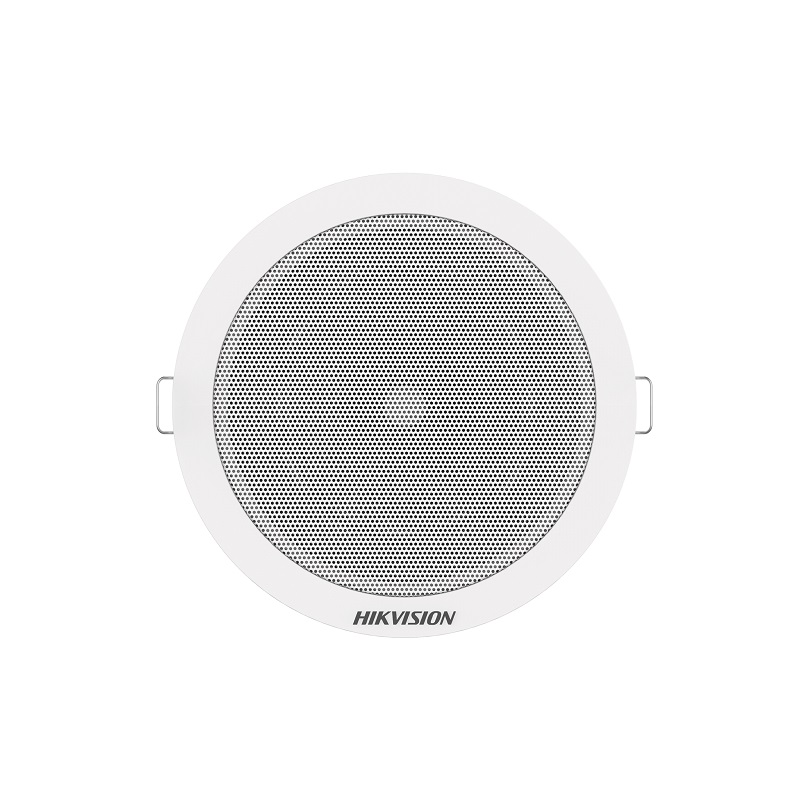 Altavoz de techo Analógico HIKVISION, 6 Watts, 100V, Rejilla de Metal, Color Blanco