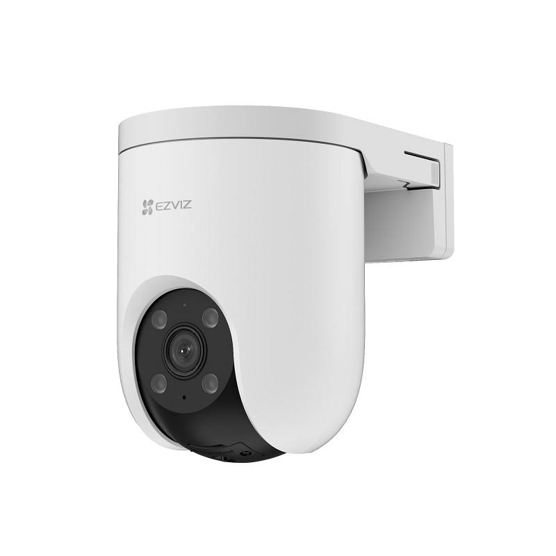 Cámara PT EZVIZ H8C POE, 3MP 2K, 360°, Lente 4mm, Audio bidireccional, Sirena, IR 30M, hasta 512GB Micro SD