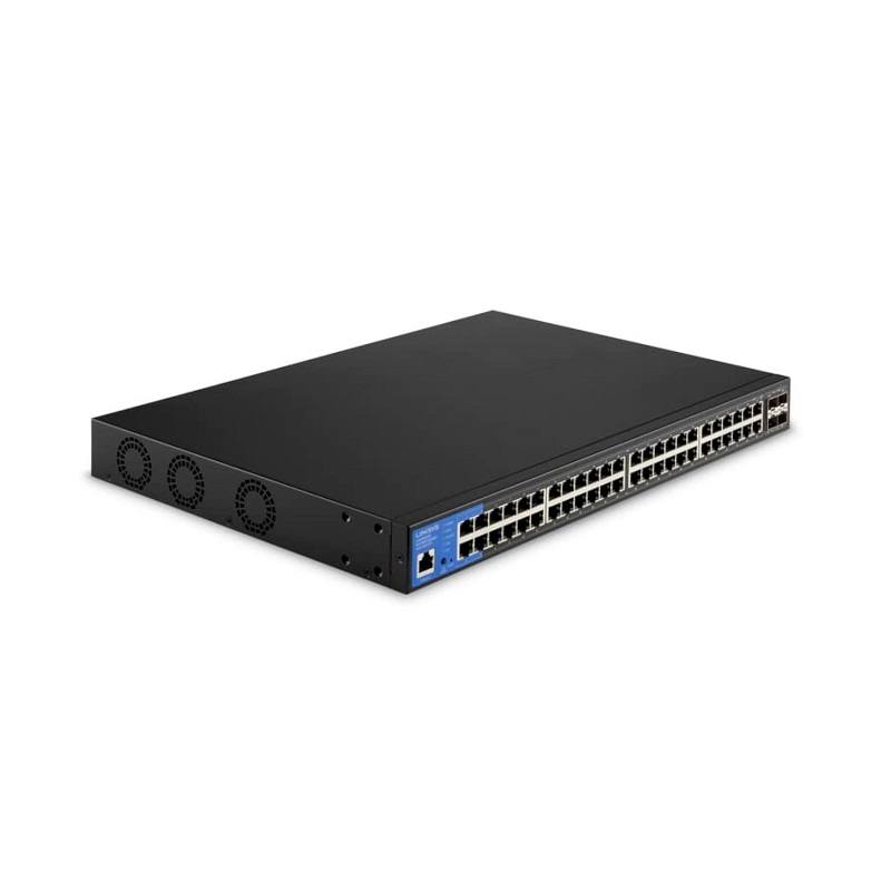 Switch LINKSYS LGS352MPC 48 Puertos Gigabit POE+ administrable, 4x 10G SFP + 740W, TAA