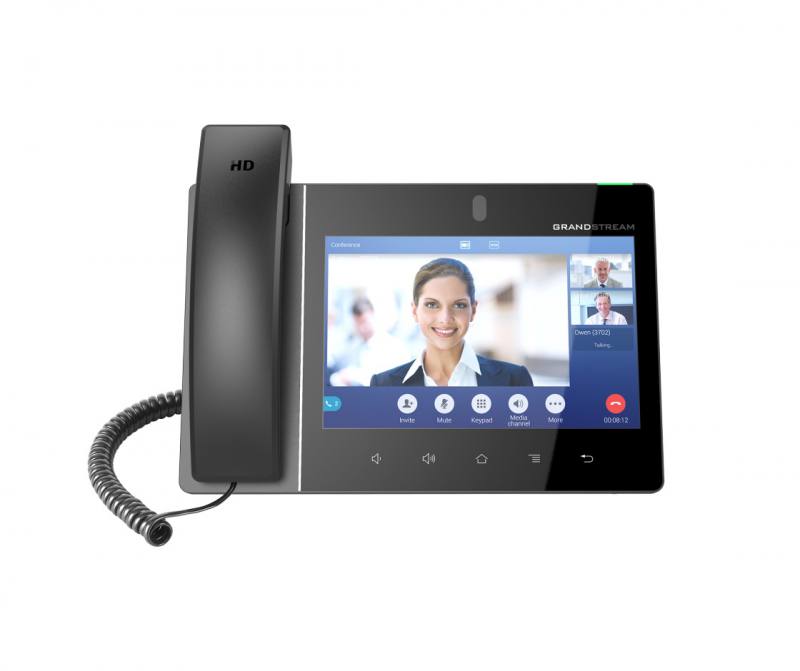 Telefono IP GRANDSTREAM GXV3380, 16 Lineas, 16 Cuentas SIP, Camara 2mp, 10/100/1000 Mbps, POE, WiFi 2.4GHz Y 5GHz