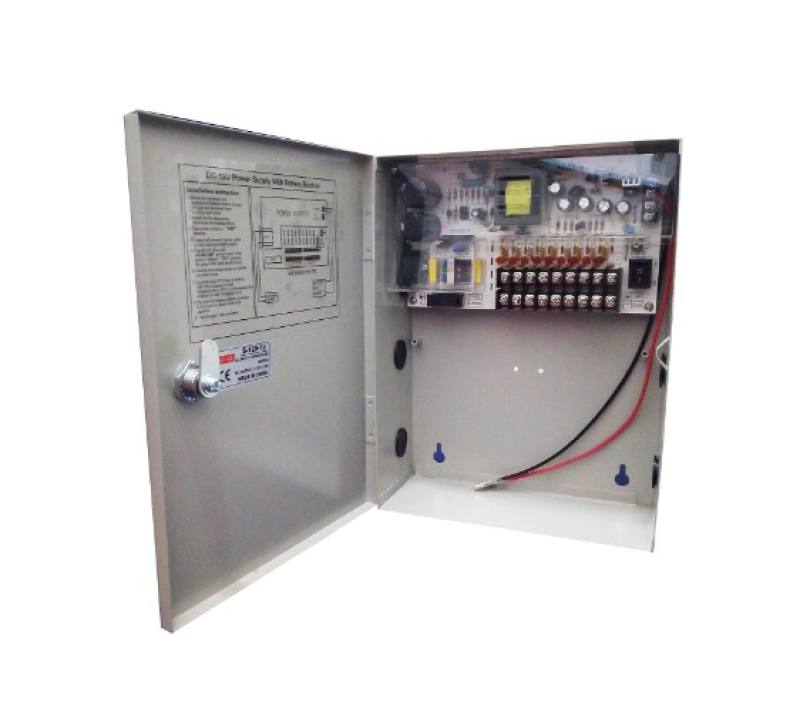 Fuente de Poder Panel de Distribucion UPS de 12V-10A 9 Channels