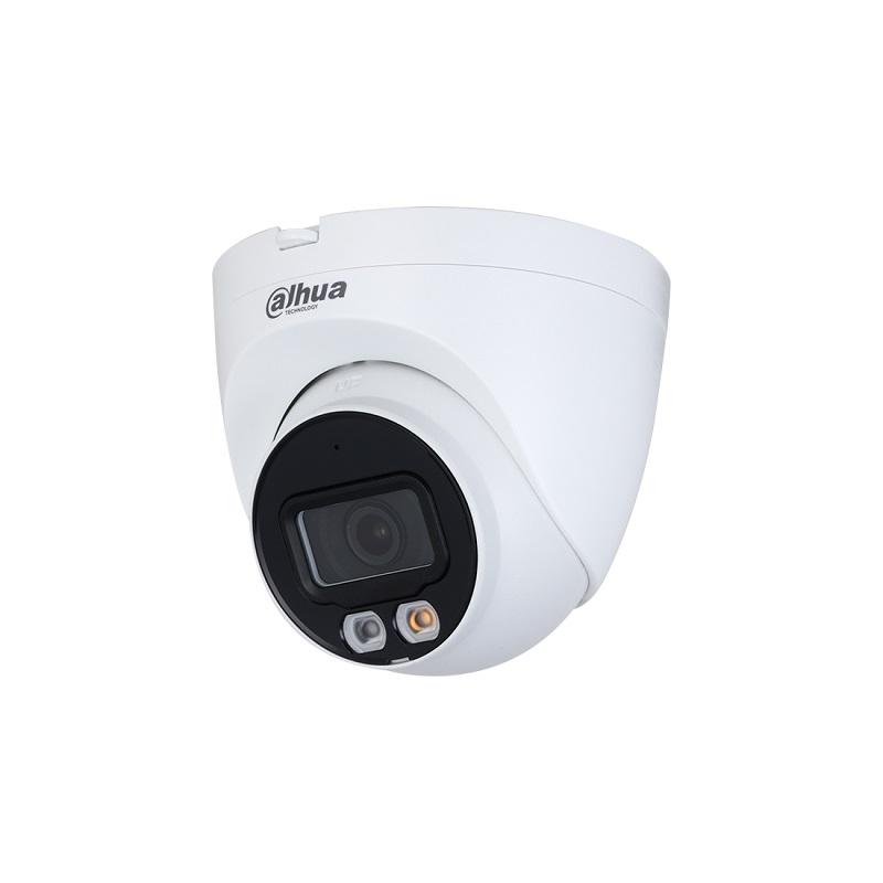 Cámara IP Domo DAHUA, POE, Smart dual light, 2.8mm, 5MP, IR 30m, Full Color, Micrófono, IP67, Metal y Plástico
