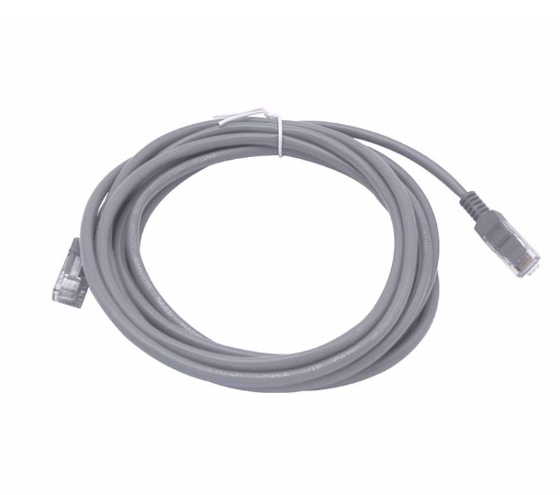 CABLE UTP CAT6 T-VISION - 3 METROS - GRIS, Pass Fluke, 7x 0.2mm