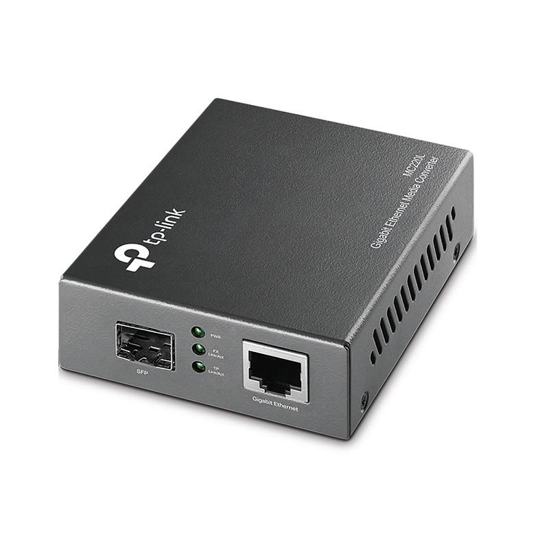 Convertidor Multimedia Tp-Link MC220L, 1 puerto RJ45 10/100/1000Mbps Gigabit