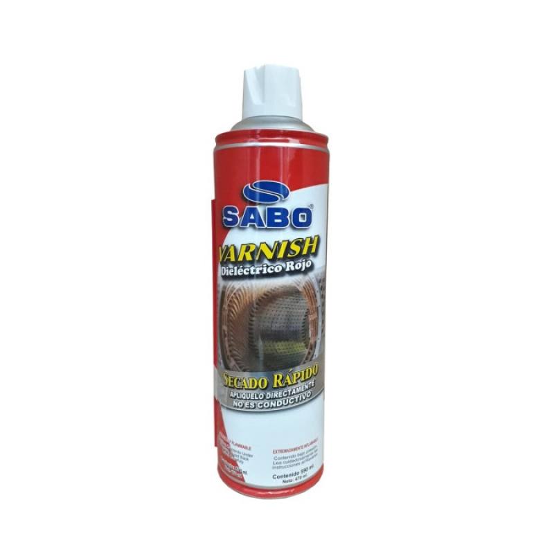Barniz dieléctrico rojo SABO, spray de contactos de secado rápido, 590ml, 20Oz